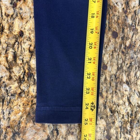 Vineyard Vines Navy Blue Cotton Christmas Long Sleeve Top Size M - Picture 7 of 7